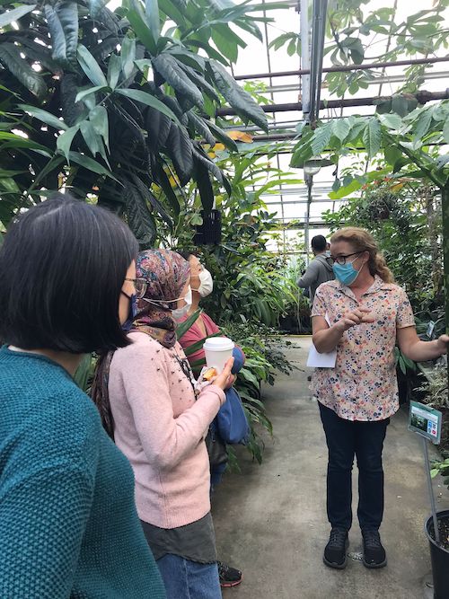 AAPS greenhouse tour
